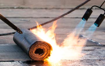 Old Weston asphalt flat roofing repairs