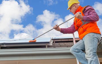 Old Weston soft wash roof cleaning